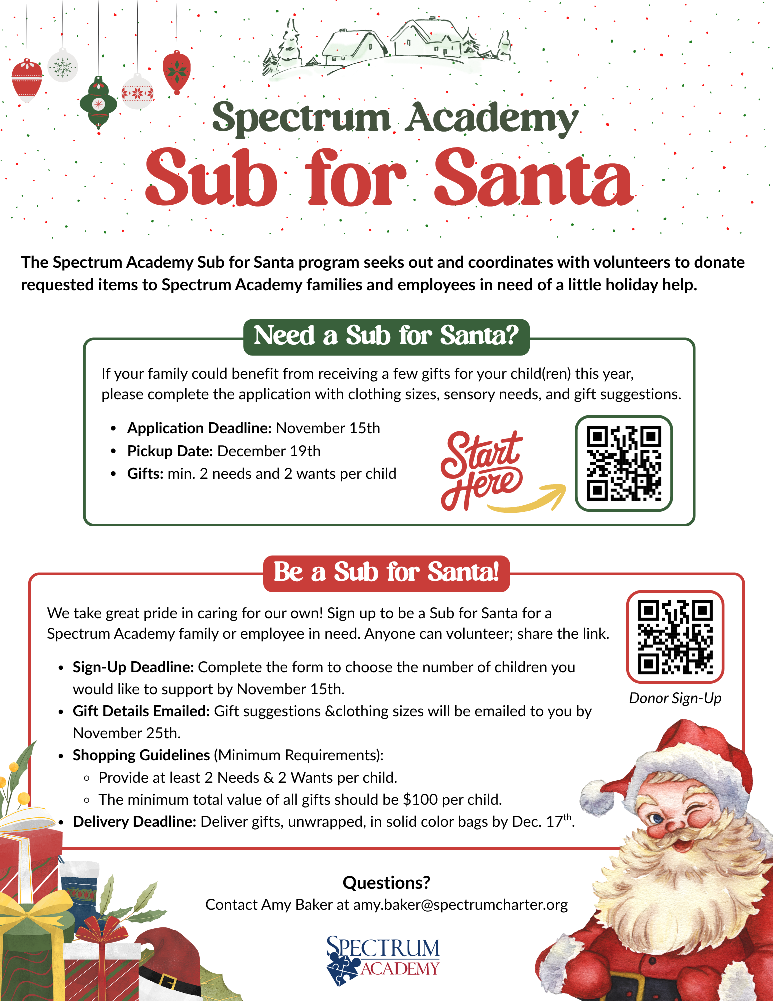 Sub for Santa